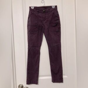 Cabi The Carpenter Pants Deep Plum Women’s Size 2